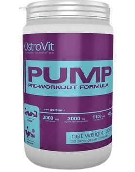 Фото PUMP Pre Workout Formula 300 г. Ostrovit предтренировочный комплекс